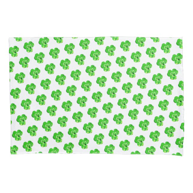 Clovers Dew Drops Pillow Case Kissenbezug (Vorderseite)
