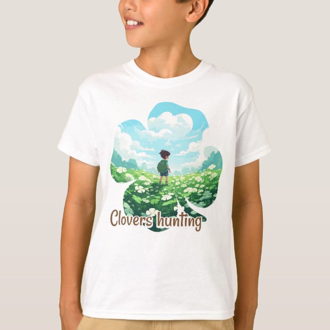 Clovers Hunting T-Shirt (Vorderseite)