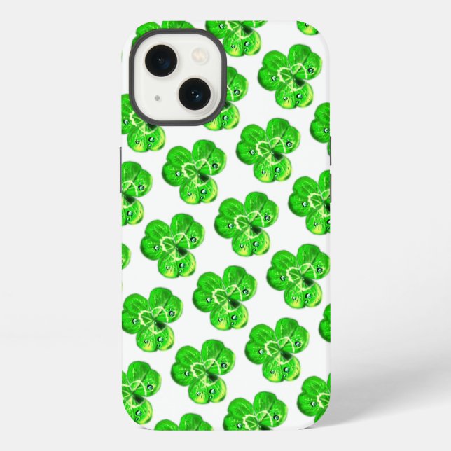 Clovers iPhone Case Hülle (Rückseite)