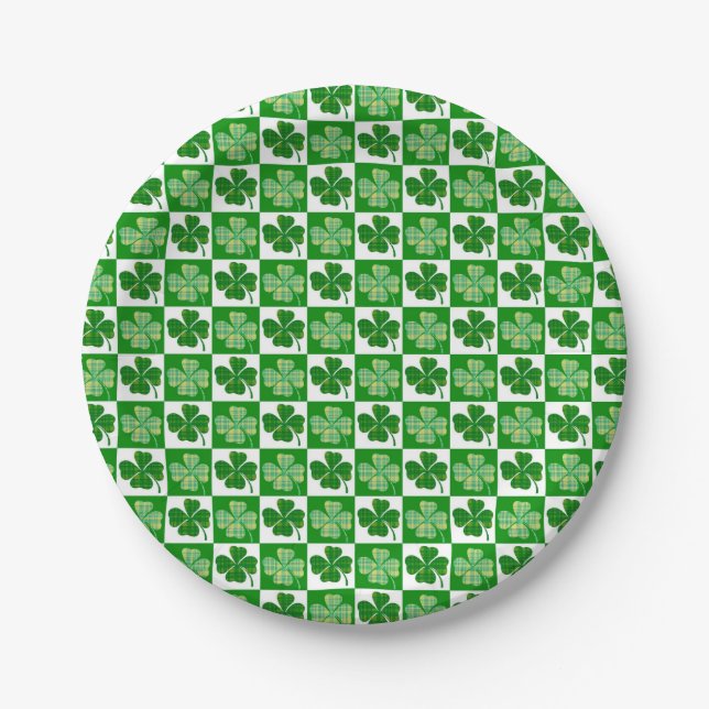 Clovers Pappteller (Vorderseite)