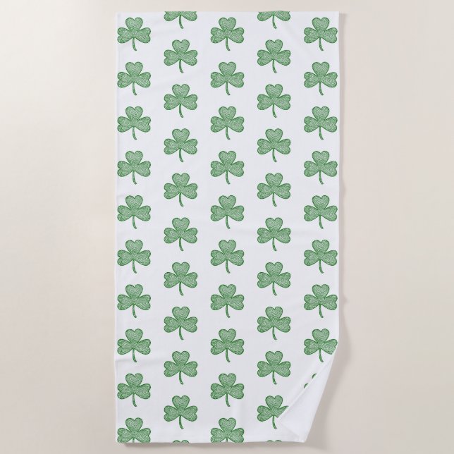 Clovers Strandtuch (Vorderseite)