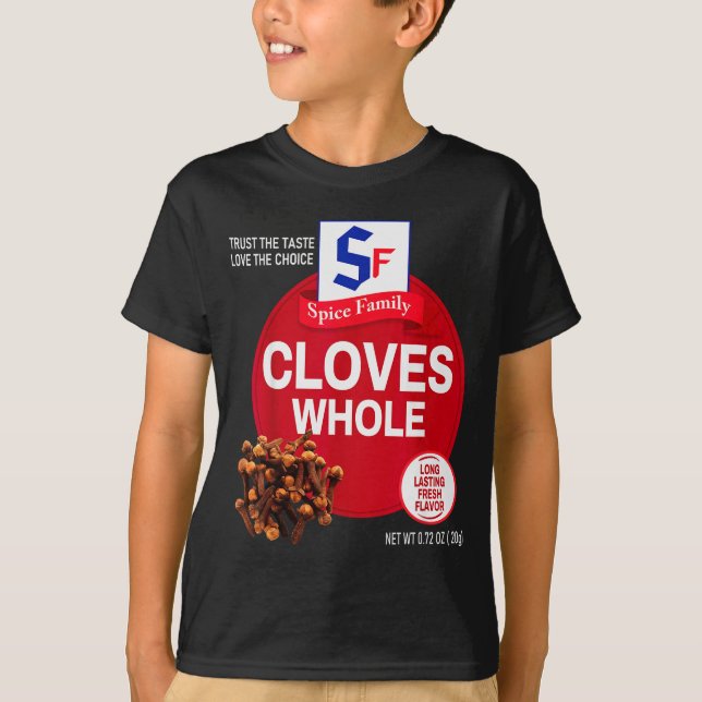 Cloves Whole Halloween Sce Costume Group Matching  T-Shirt (Vorderseite)