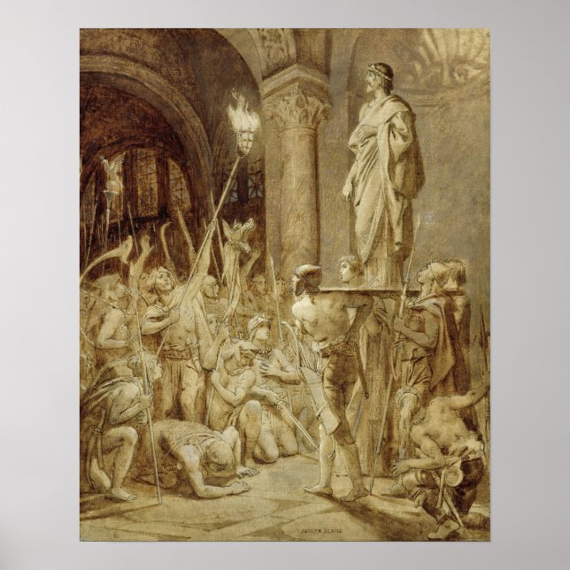 Clovis auf seinem Schild (Vorne)