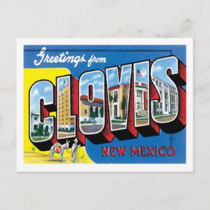 Clovis NM Vereinigte Staaten Stadt Postkarte