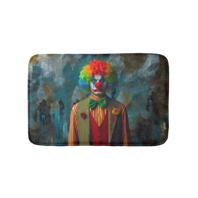 Clown 2 badematte (Vorderseite)