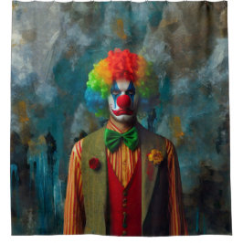 Clown 2 duschvorhang