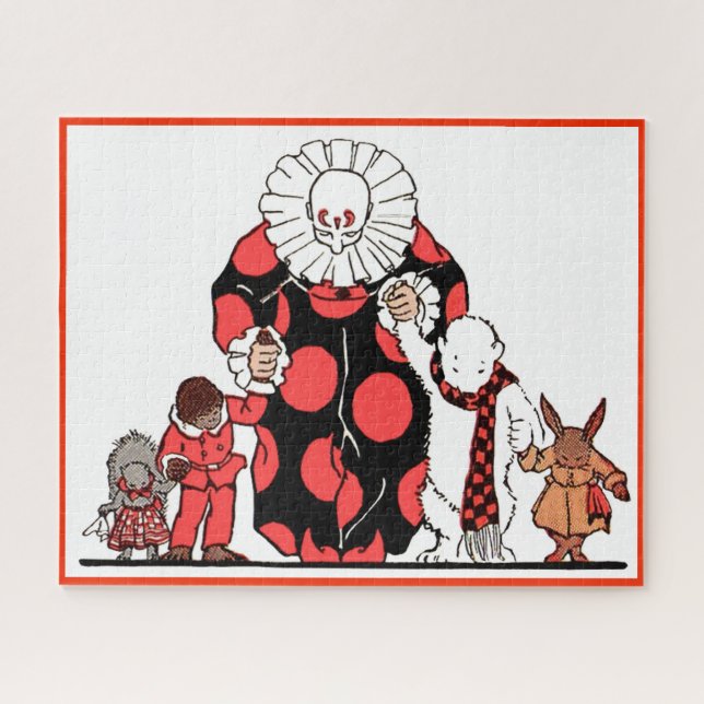 Clown and Friends: Their Bow Puzzle (Horizontal)