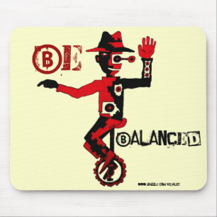 Clown auf abstraktem mousepad grafische Kunst des