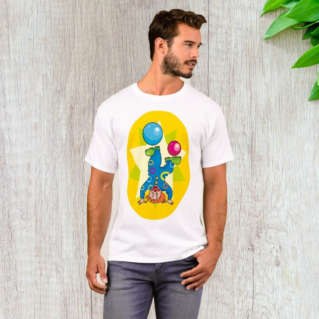 Clown auf seinem Kopf T-Shirt (Von Creator hochgeladen)