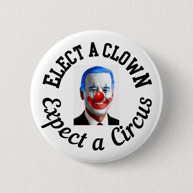 Clown-Biden wählen Button (Vorderseite)