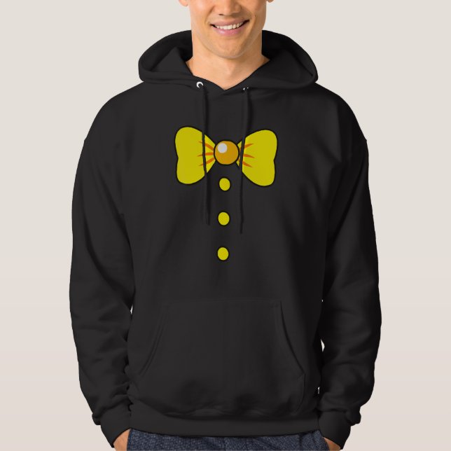 Clown Big Bow Krawatte Tacky Clown Outfit für Hall Hoodie (Vorderseite)