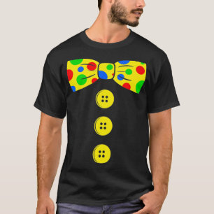 Clown Big Bow    TieFunny kity Clown Outfit Tee