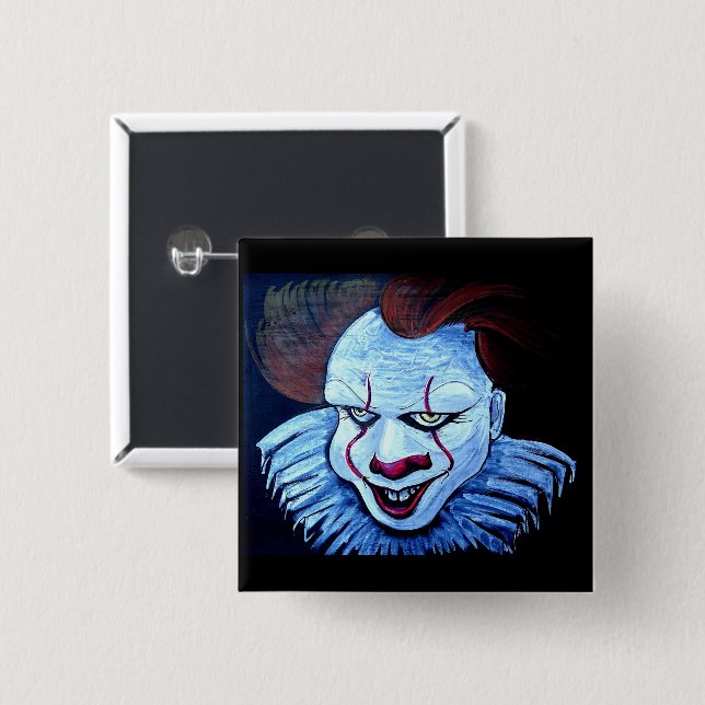 Clown: Böse Button (Vorne & Hinten)