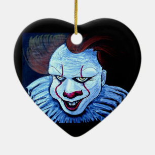 Clown: Böse Keramik Ornament