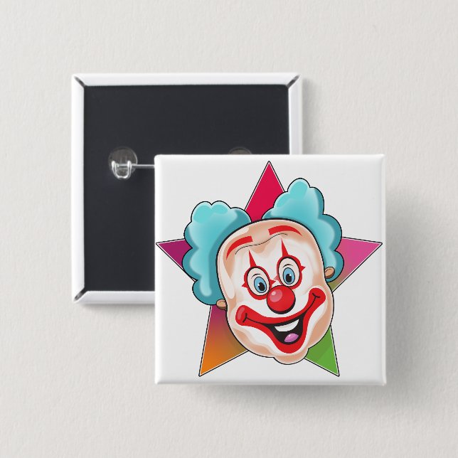Clown Button (Vorne & Hinten)