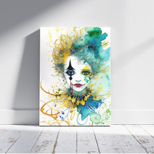 Clown Canvas Print Leinwanddruck