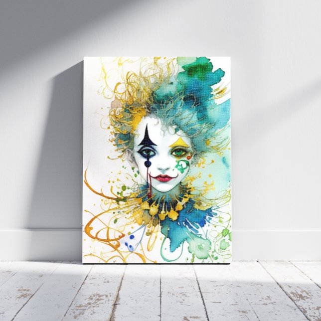Clown Canvas Print Leinwanddruck (Von Creator hochgeladen)