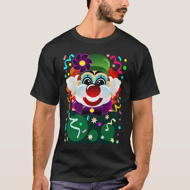 CLOWN CARNIVAL COSTUME T-Shirt (Vorderseite)