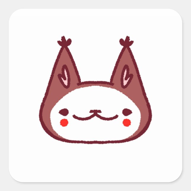 Clown Cat Sticker (Vorderseite)