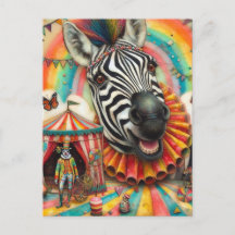 Clown Circus Zebra