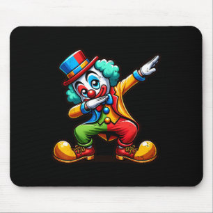 Clown Dabbing Funny Dancing Dab Boys Girls Kinder Mousepad
