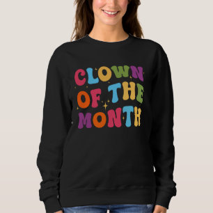 Clown des monatigen Clowncore Ästhetische Funny Ci Sweatshirt