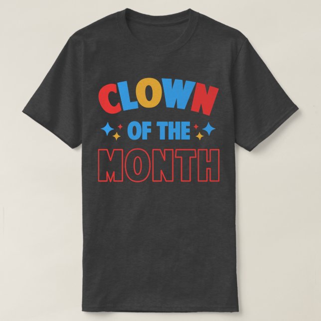 Clown des monatigen Clowncore Ästhetische Funny Ci T-Shirt (Design vorne)