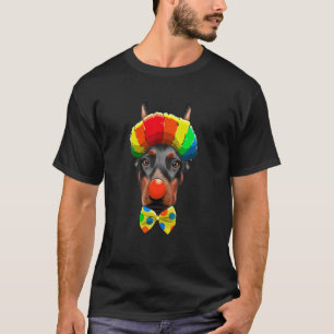 Clown-Dobermann-Pinscher-Zirkushund T-Shirt