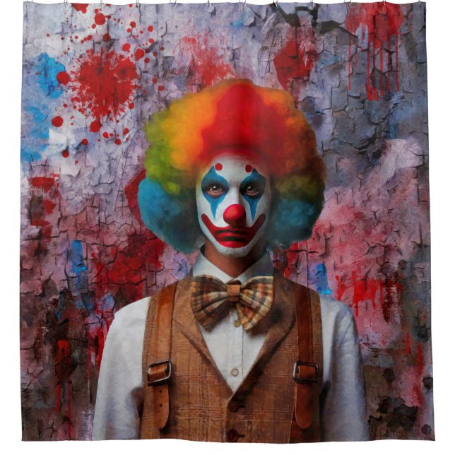 Clown Duschvorhang (Vorderseite)
