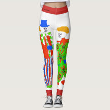 Clown-Entwurfs-Leggings