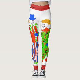 Clown-Entwurfs-Leggings Leggings