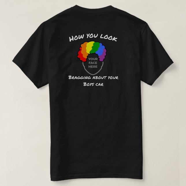 Clown Face T - Shirt (Design Rückseite)