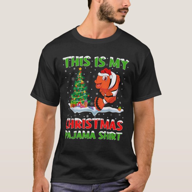 Clown Fish Xmas Treme Lichter Dies ist mein Weihna T-Shirt (Vorderseite)