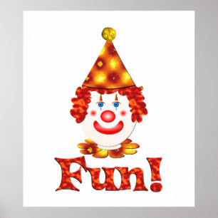 Clown Fun Poster