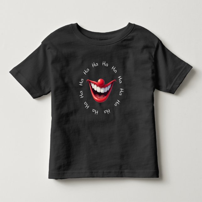 Clown Funny Ha Kleinkind T-shirt (Vorderseite)