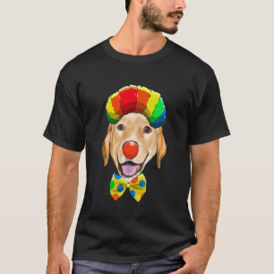 Clown Gelber Labrador Retriever Zirkushund T-Shirt