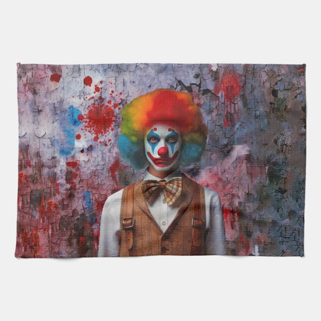 Clown Geschirrtuch (Horizontal)