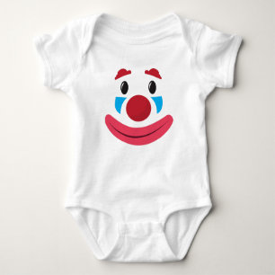 Clown-Gesicht Baby Strampler