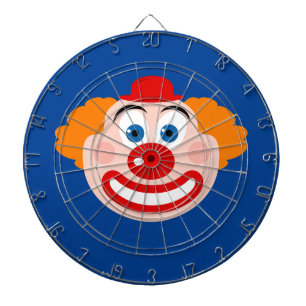 Clown-Gesicht, benutzerdefiniertes Farbdartbrett Dartscheibe