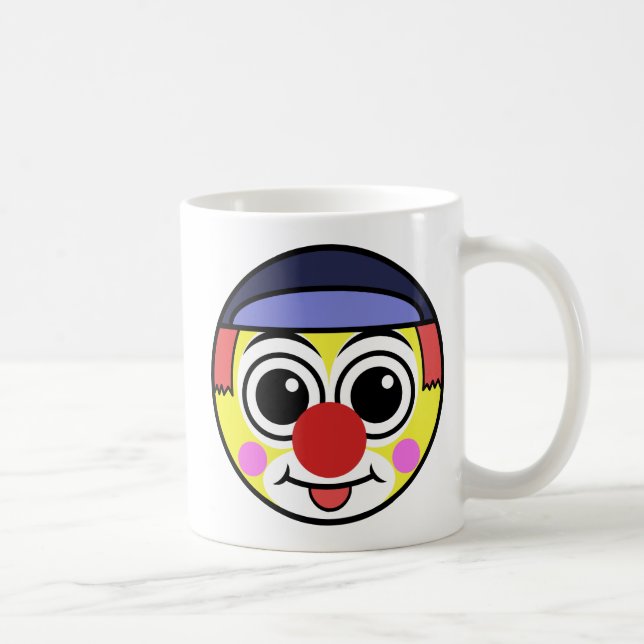 Clown-Gesicht-Kaffee-Tasse Kaffeetasse (Rechts)