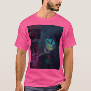 Clown-Gesicht Qotsa grüne Augen T-Shirt
