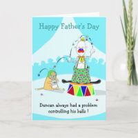 Clown Happy Vatertag,