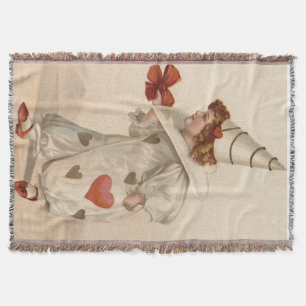 Clown Harlequin Herzvalentine Decke
