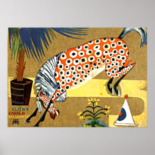 Clown Horse, Salamandra - Kunst Souza-Cardoso Poster