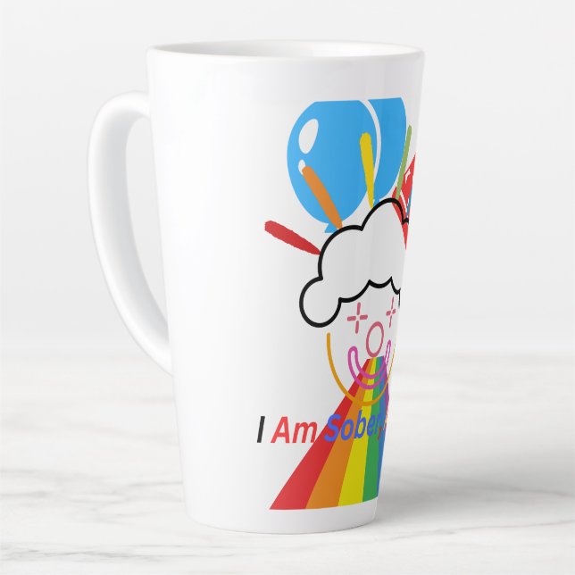 Clown: Ich bin wieder nüchtern Milchtasse (Linke Ecke)