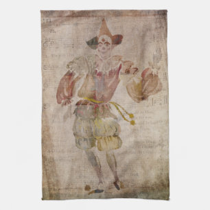 Clown im Spiegel Handtuch