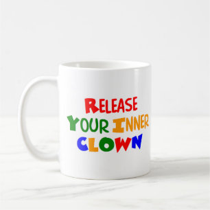 Clown, innen kaffeetasse