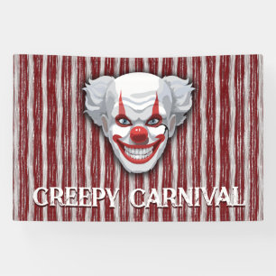 Clown-Karneval Halloween Banner