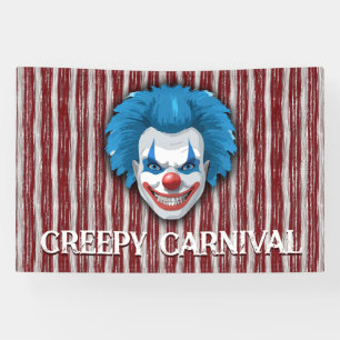 Clown-Karneval Halloween Banner