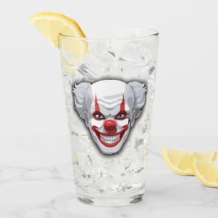 Clown-Karneval Halloween Glas